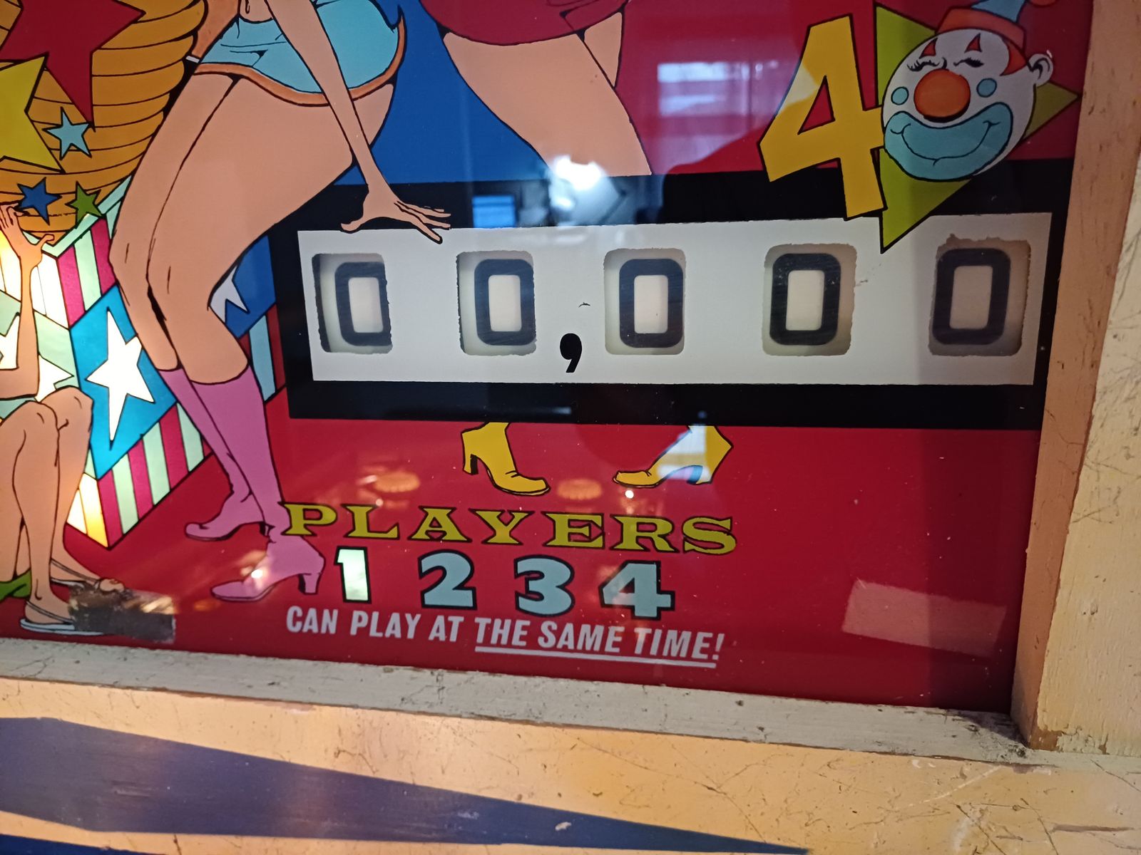 Gottlieb Jack In The Box Pinball Machine 1973 photo furniture