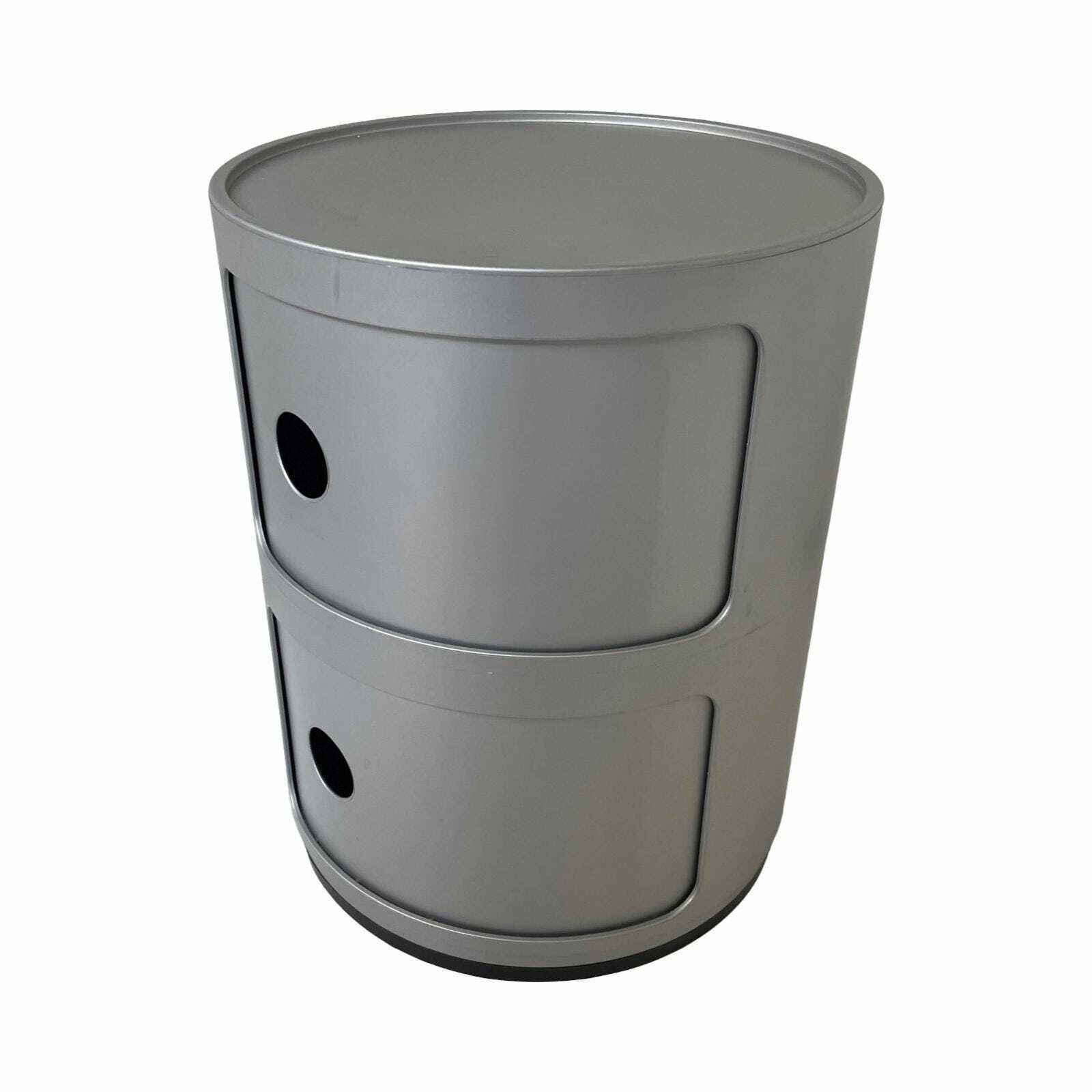 Anna Castelli Ferrieri For Kartell   Storage Unit 'Componibili'   Rare, Early, Gray Edition photo Furniture