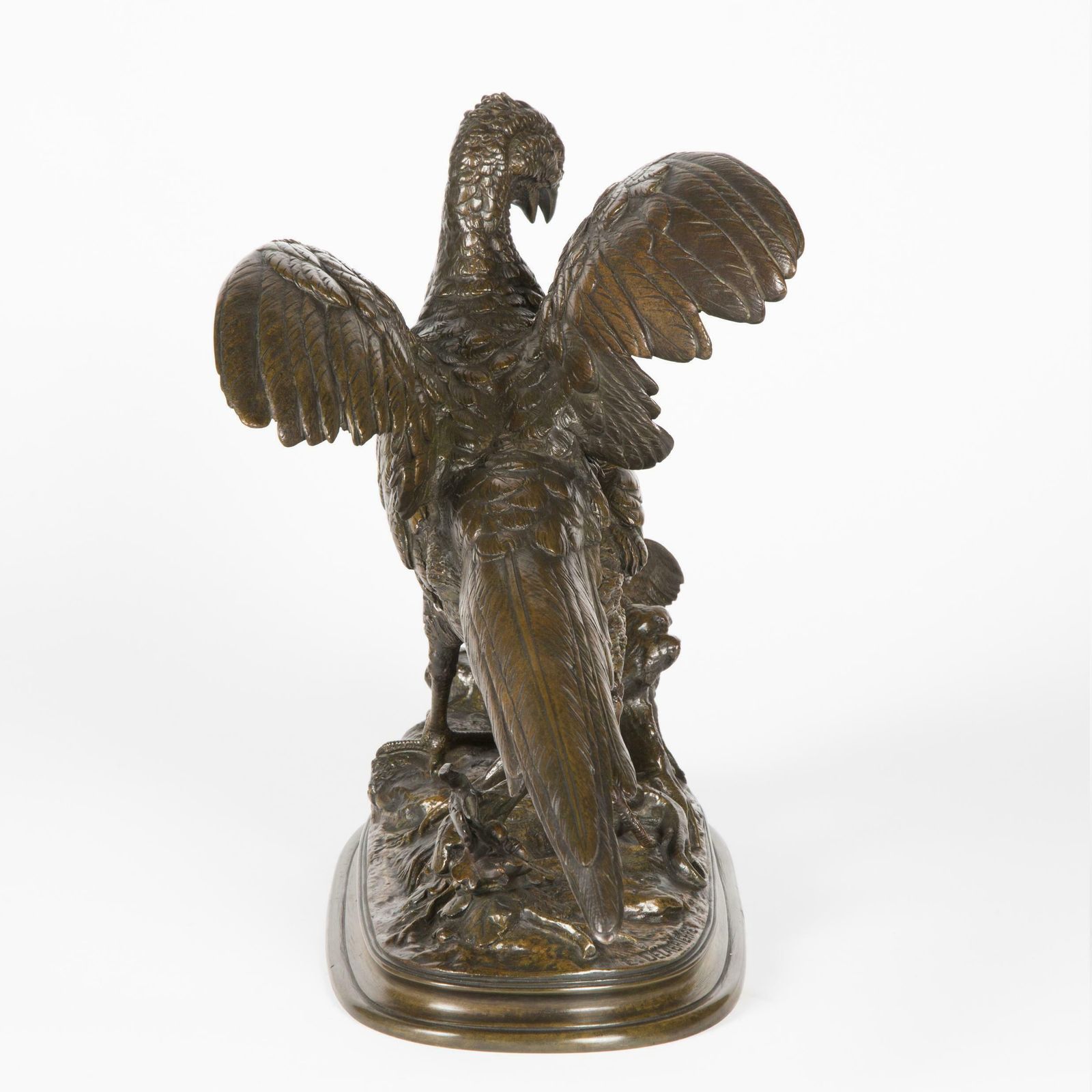 Patinated Bronze Sculpture By Edouard Delabrierre, Napoleon III Period. photo vinterior