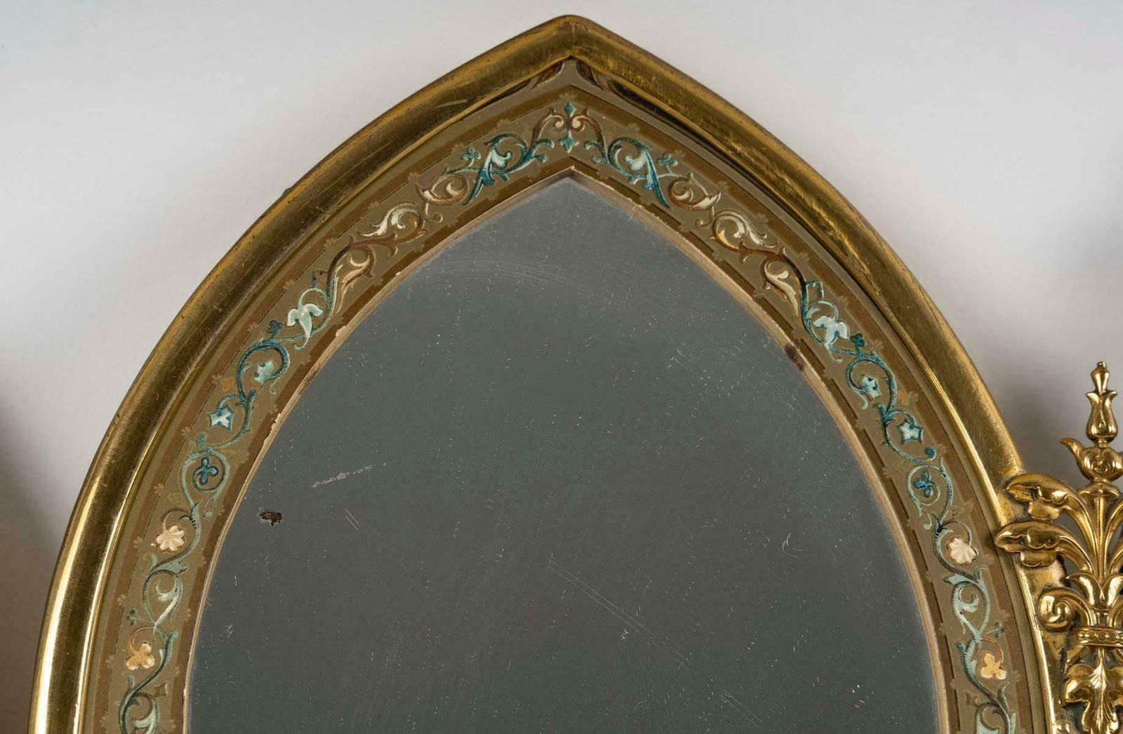 Set Of Mirrors, Triptych Mirrors And A Pair Of Mirrors, 19th Century. photo for sale