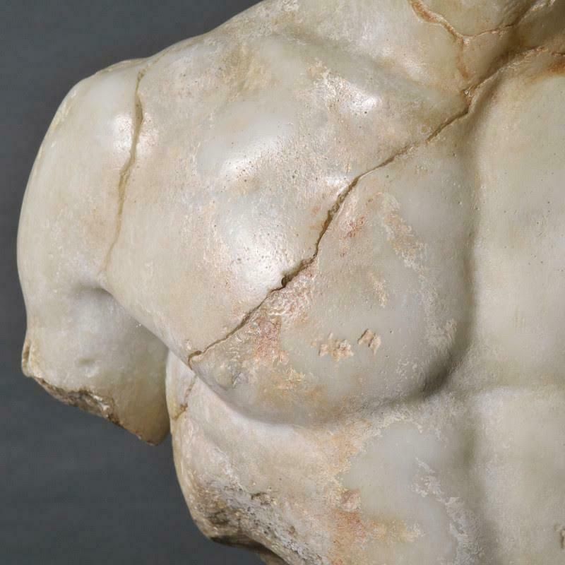 Sculpture Representing The Bust Of A Roman Soldier, 21st Century. photo Art
