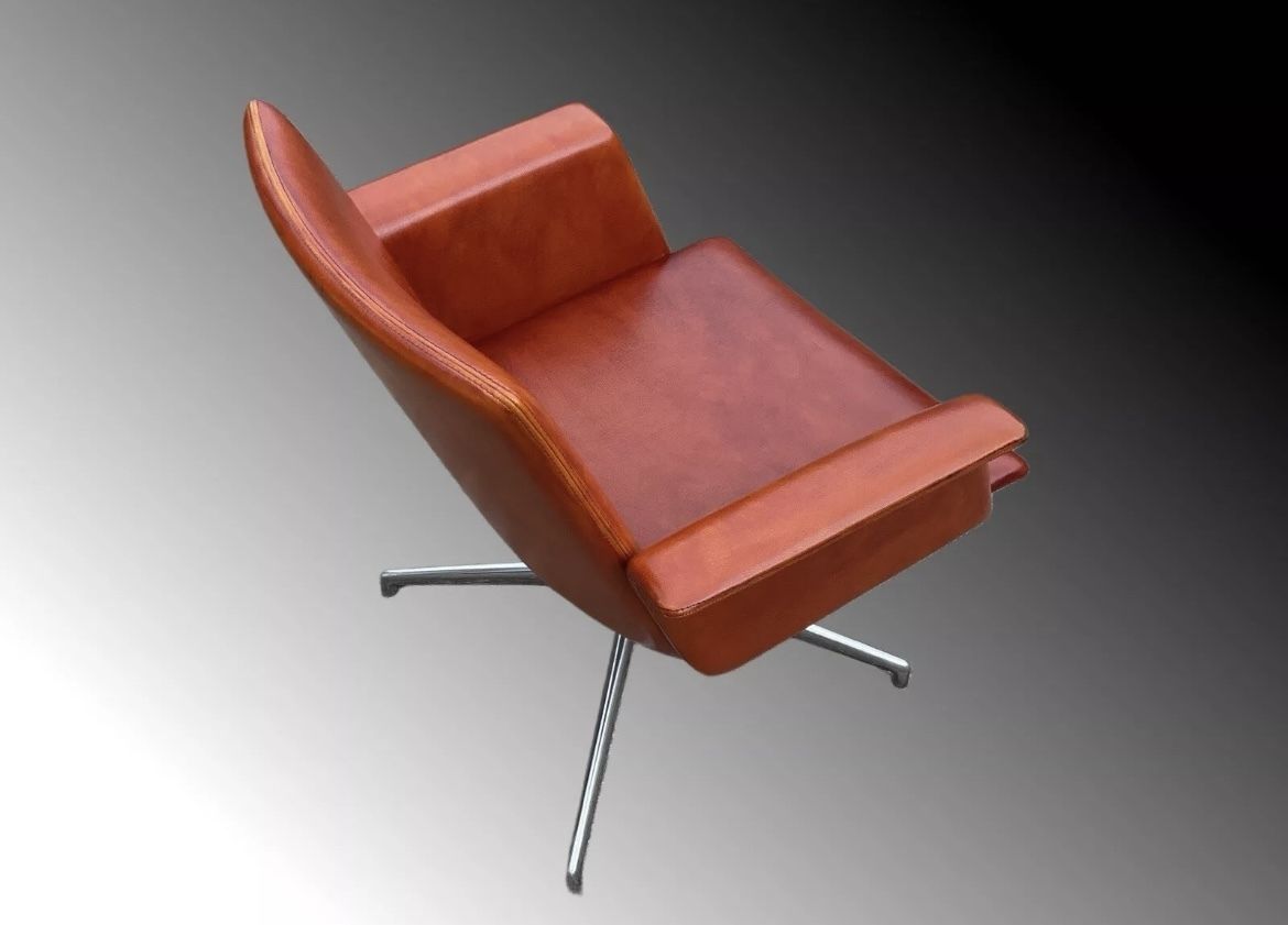 Knoll, Bauhaus Style Armchair Designed By Brunner photo for sale