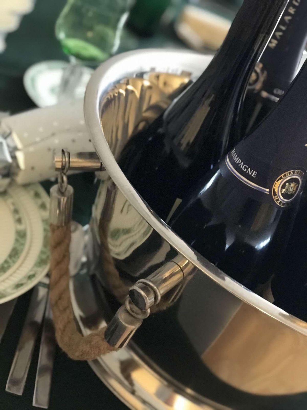 Champagne Bucket Large 7 Bottles Bar Cart Nautical Christmas Table Wine Chiller Cooler Beach Side Decor Gift For Wedding Gift Man Cave photo 280.0