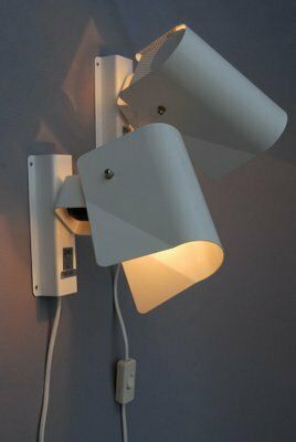 Wall Lamps By Börge Lindau & Bo Lindekrantz For Zero Light Co, 1980s, Set Of 2 photo for sale