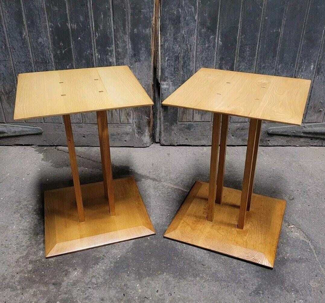 Pair Of Mid Century Retro Oak Bedside Tables