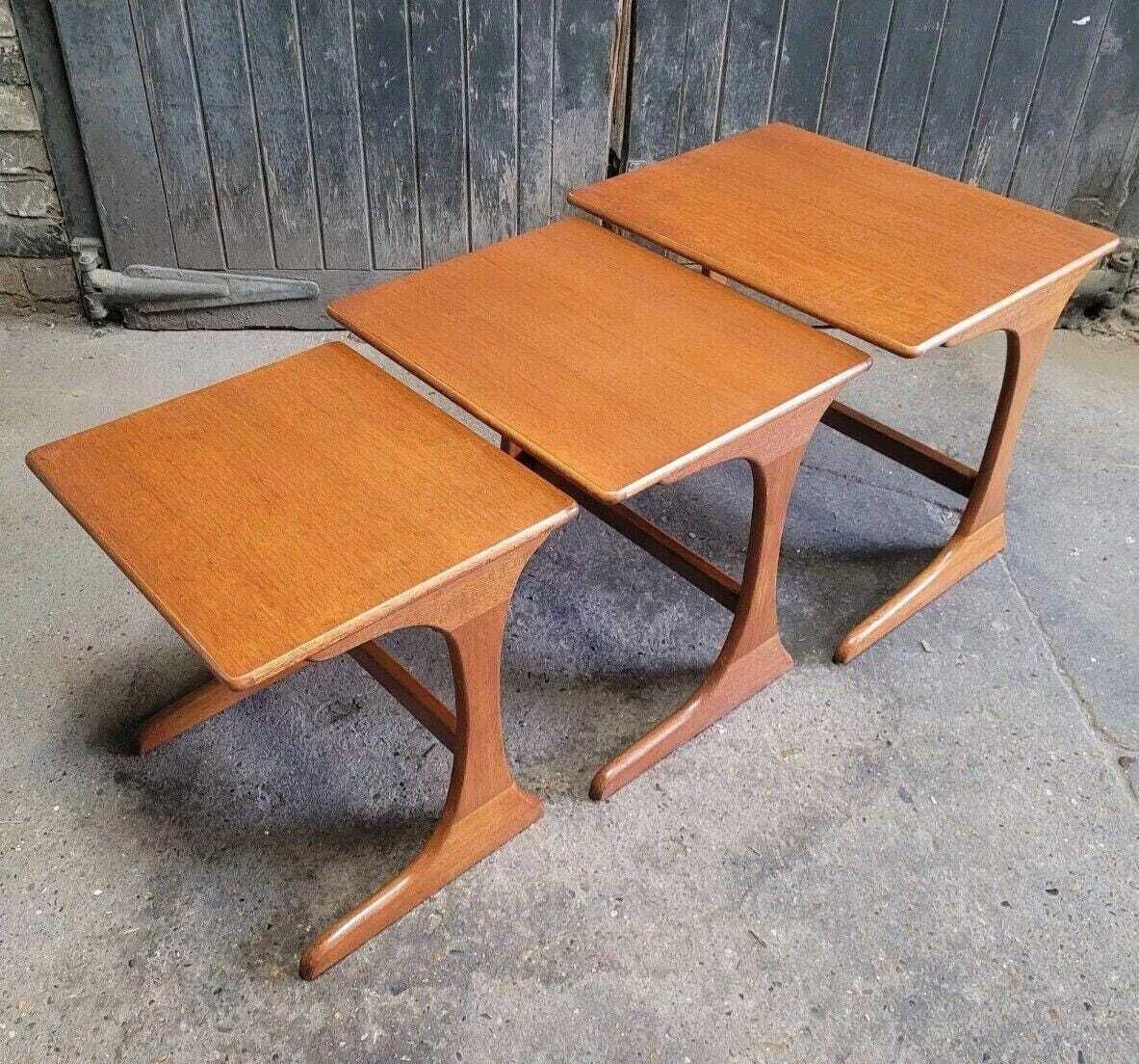 G Plan Retro Vintage Mid Century Teak Nest Of Tables photo furniture