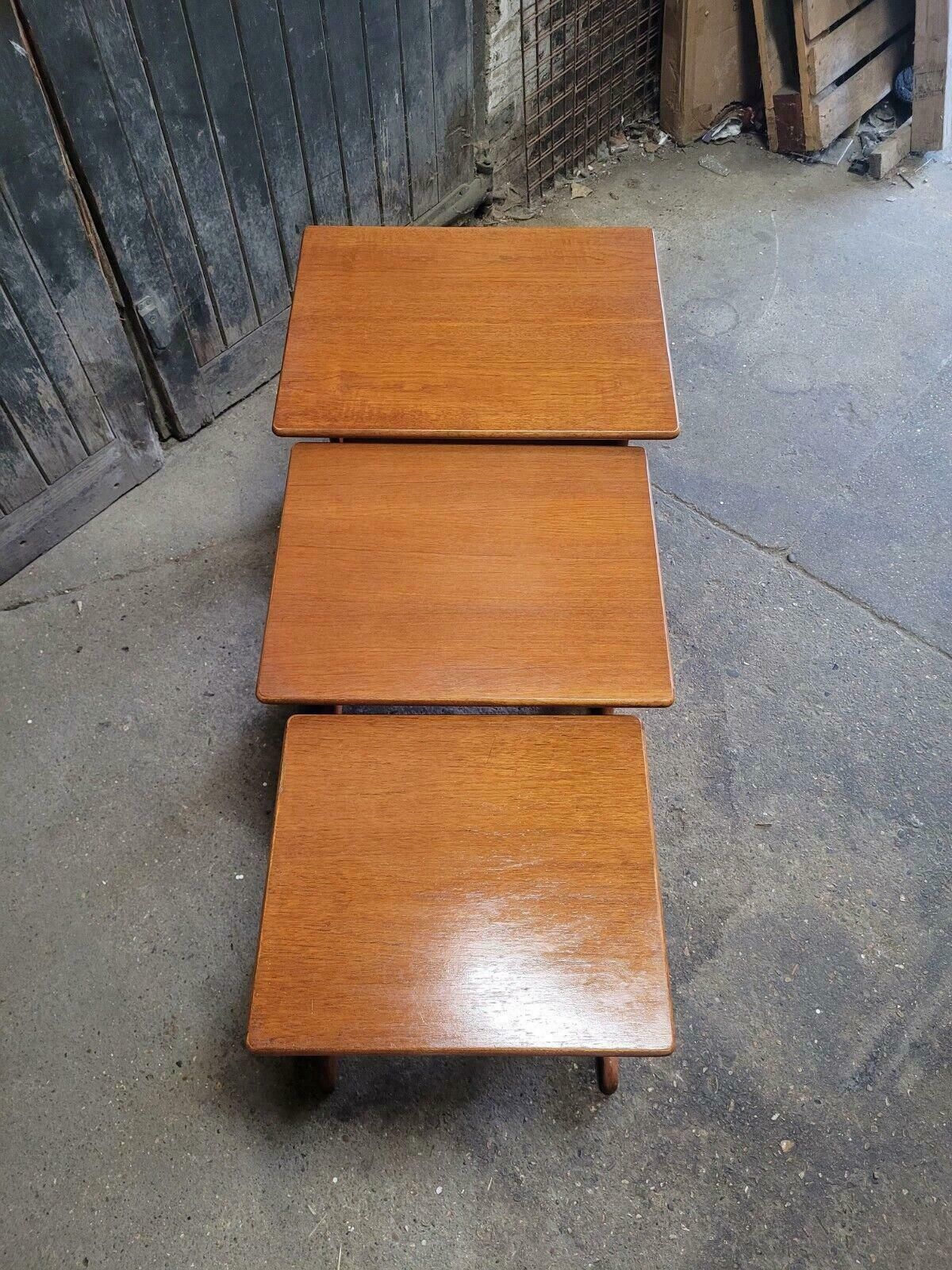 G Plan Retro Vintage Mid Century Teak Nest Of Tables photo buy