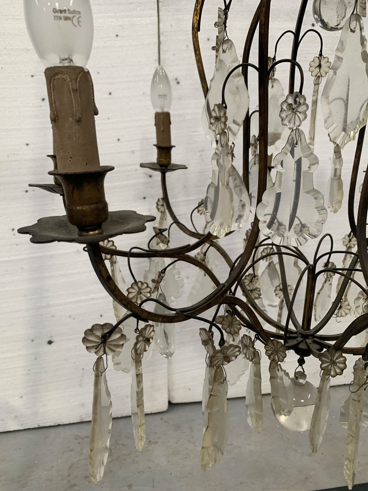 Louis XV Style Cage Chandelier 20th Century Pendant Chandelier photo buy