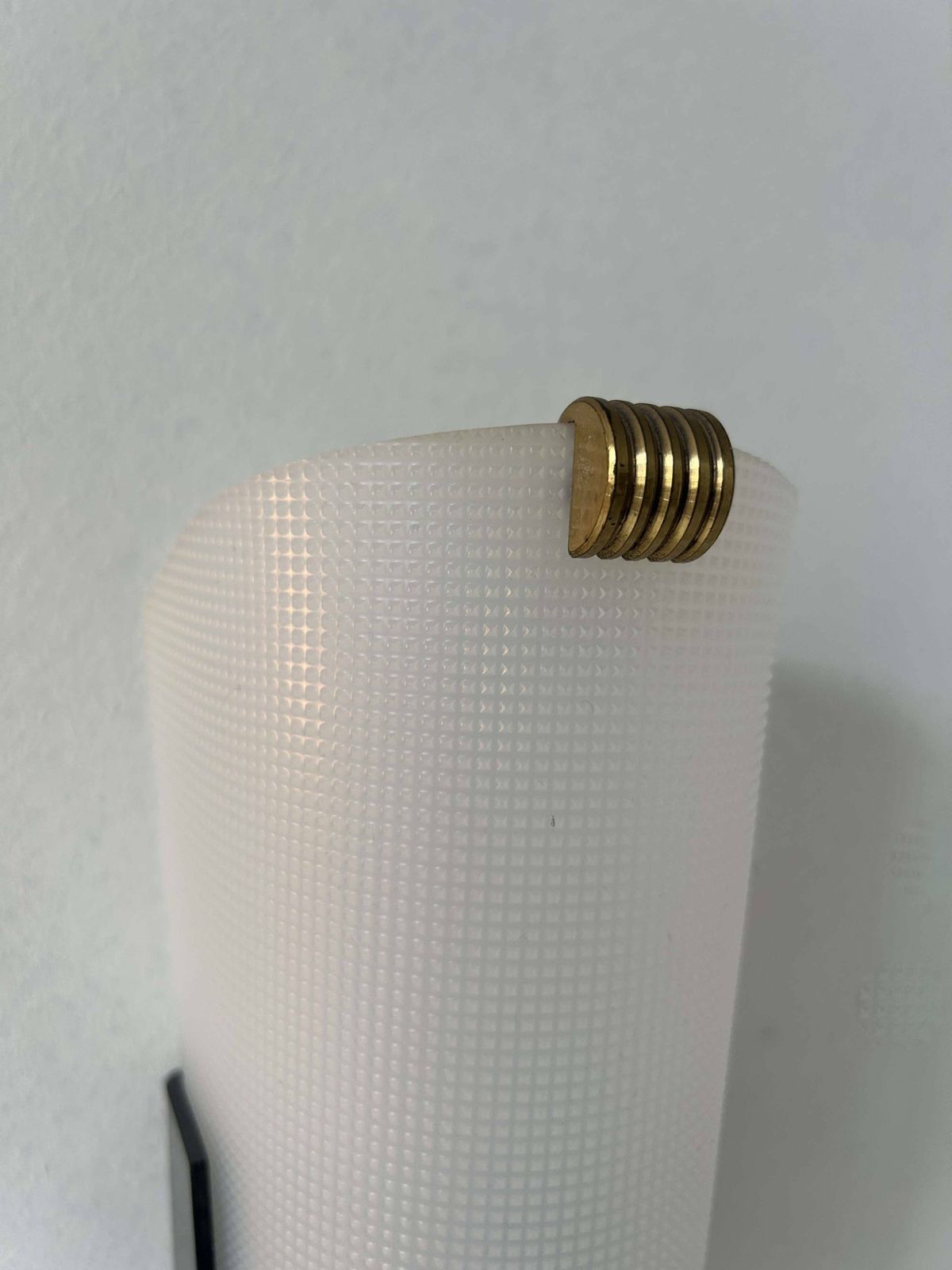 276.0 Pair Of Vintage Brass And Perspex Wall Lights, France 1960 photo