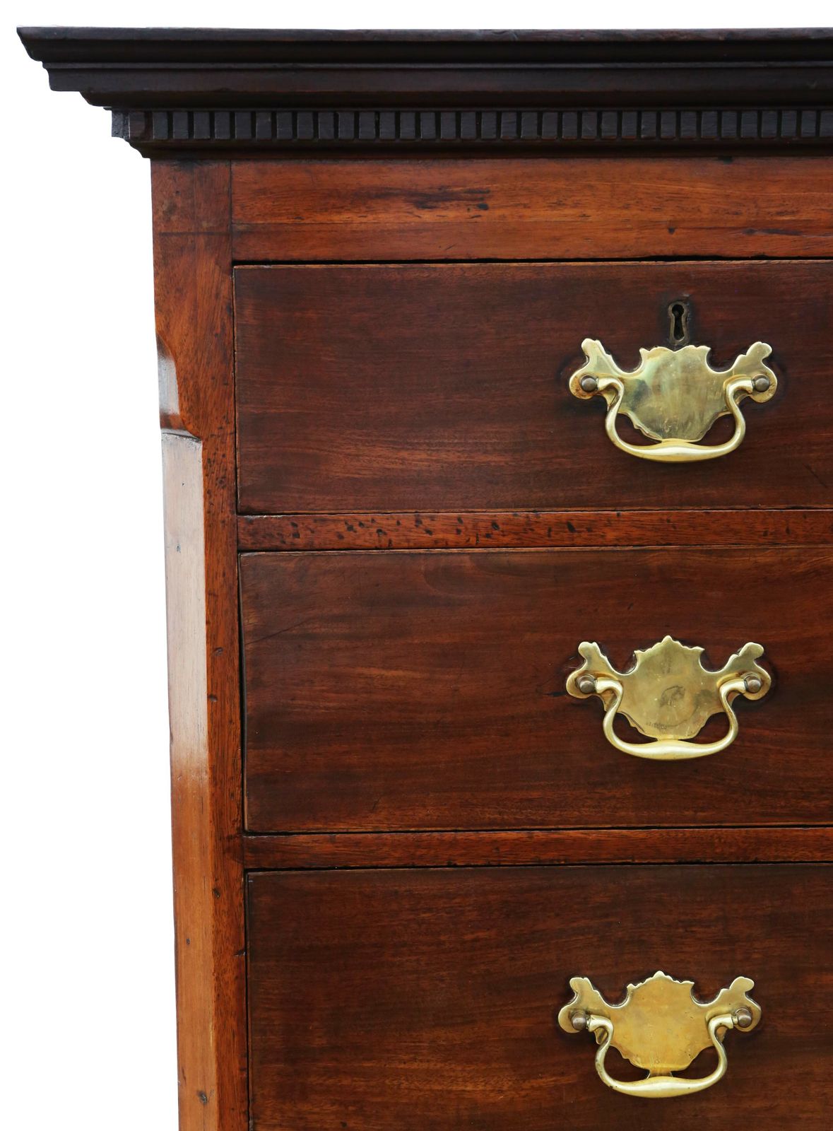 Antique 18th Century Mahogany Chest On Chest Of Drawers – Tallboy Storage Solution photo Furniture