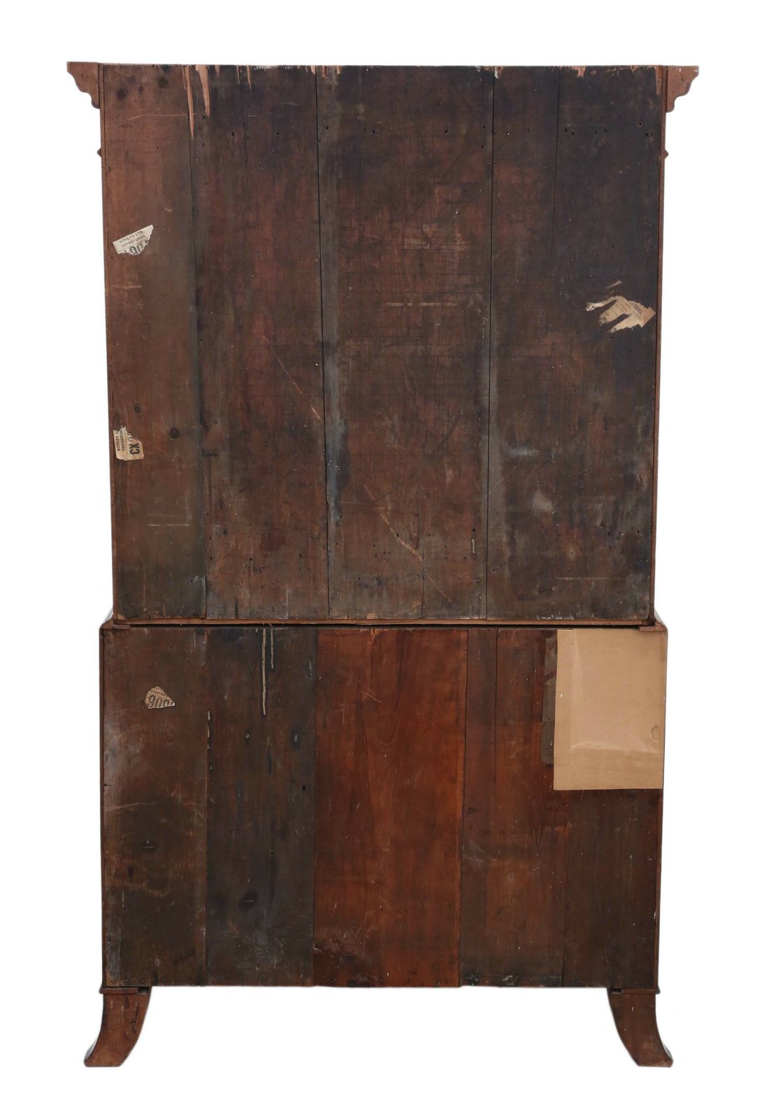 2995.0 Antique 19th Century Inlaid Mahogany Tallboy Chest On Chest Of Drawers – Elegant Storage Solution photo