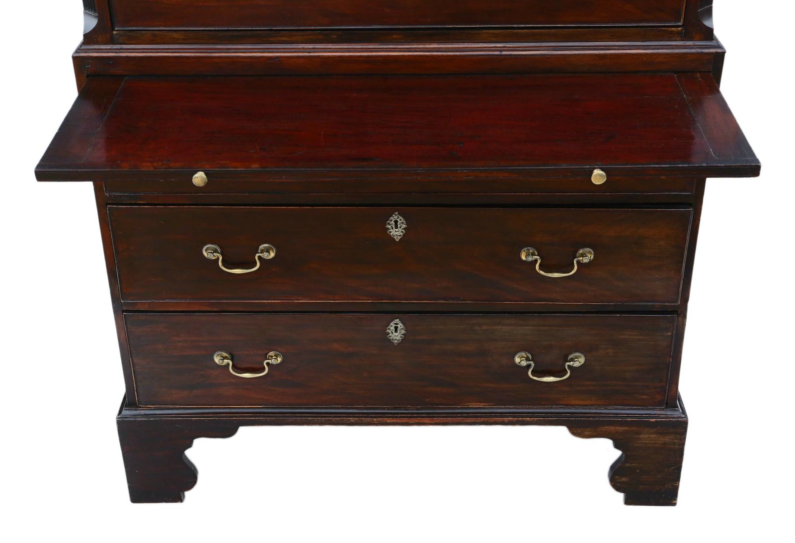 Antique 18th Century Mahogany Tallboy Chest On Chest Of Drawers – Timeless Storage Solution photo 2995.0