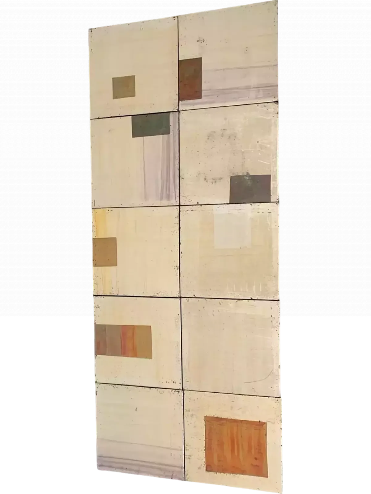 Iridescent Polychrome Metal Panels, 1980s, Set Of 10