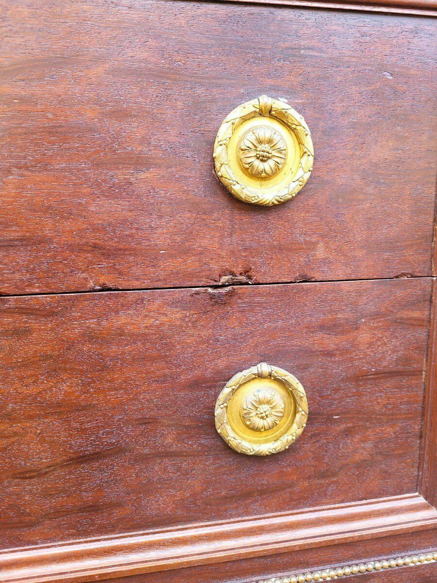 Krieger, Stamped Mahogany Chest Of Drawers, 19th Century photo buy