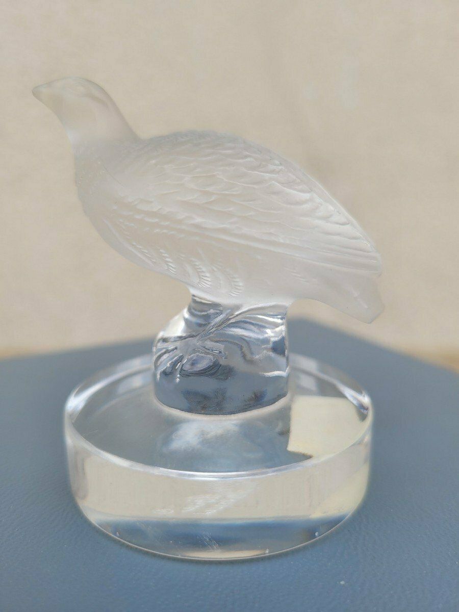 280.0 Lalique France, Partridge, 20th Century photo