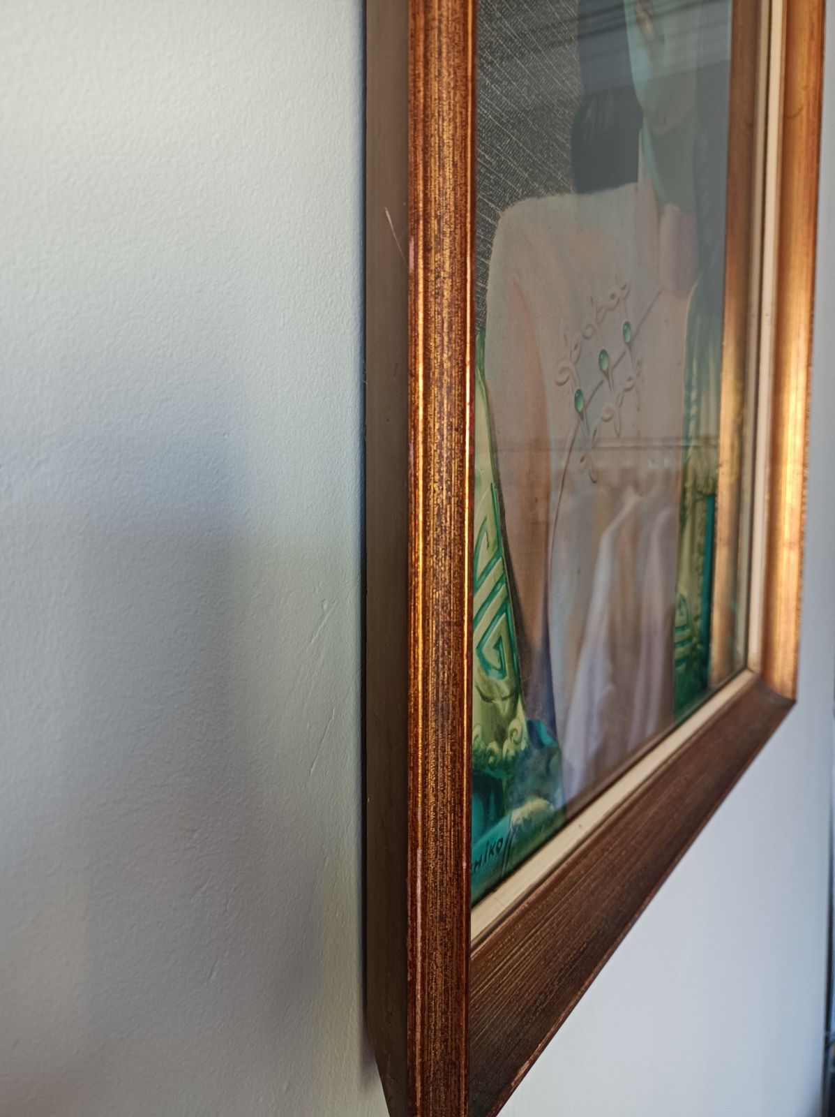 1960's Framed Vladimir Tretchikoff Print Miss Wong photo vinterior