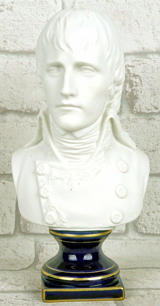 Bust Of General (Napoleon) Bonaparte In Biscuit Porcelain   Ep. 19th Century photo vinterior
