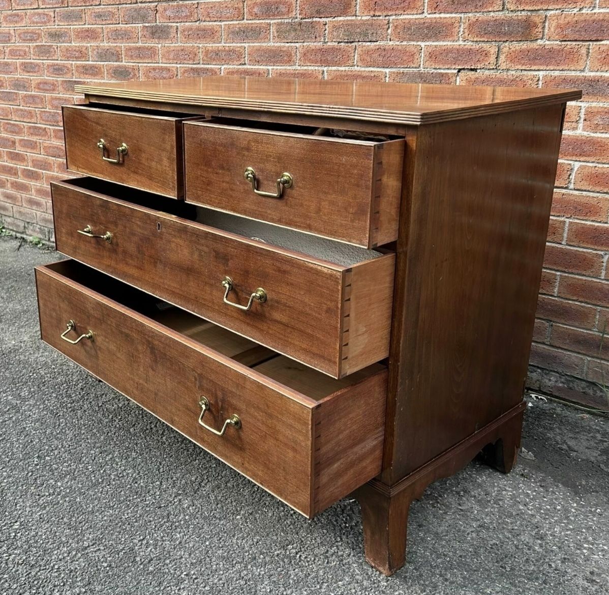 Antique Mahogany Regency C1820 Chest Of 2 Over 2 Chest Of Drawers photo furniture