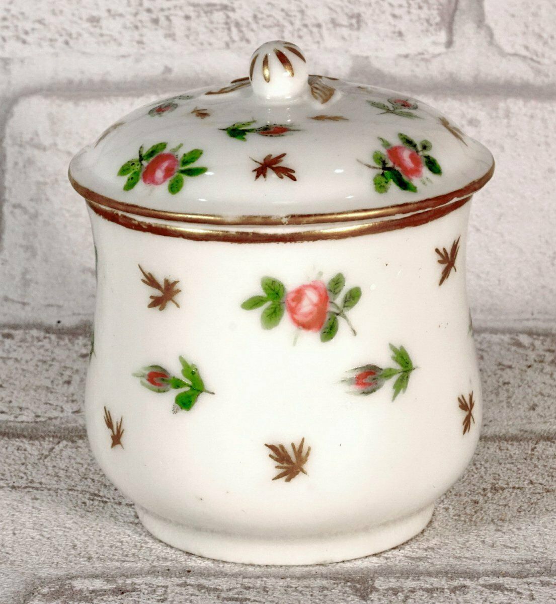 Paris Porcelain Cream Pot   Locre Factory   18th Century   Louis XVI photo Home Decor