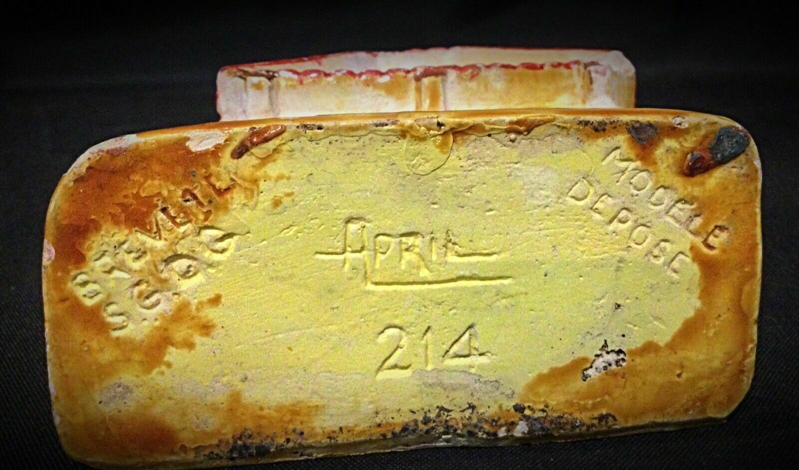 Beautiful Plaster House With "April 214 S.G.D.G" And "Bremail Inscription photo vinterior