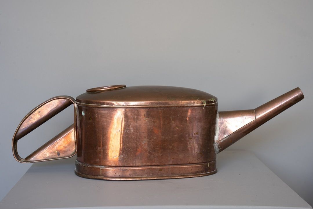 Antique French Watering Can, 1800s photo Home Decor