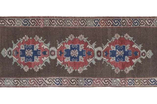 Anatolian Turkish Hand Knotted Runner 2'7'' X 7'2'' photo vinterior
