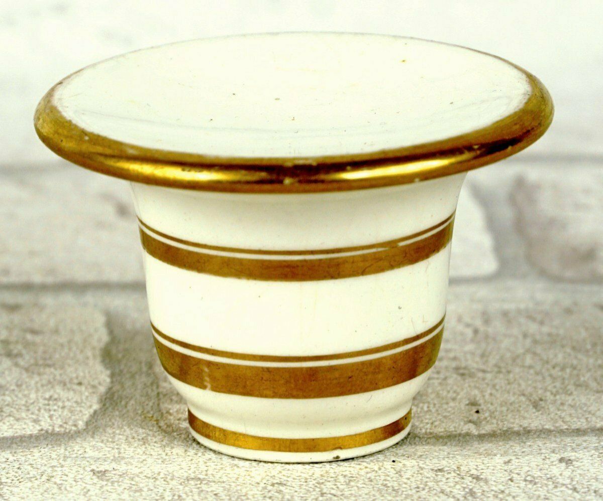 Rare Paris Porcelain Makeup Mortar   Undetermined Manufacturer   Empire Period photo Home Decor