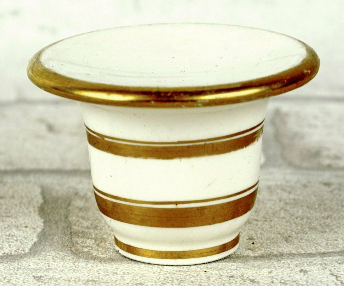 Rare Paris Porcelain Makeup Mortar   Undetermined Manufacturer   Empire Period photo 380.0