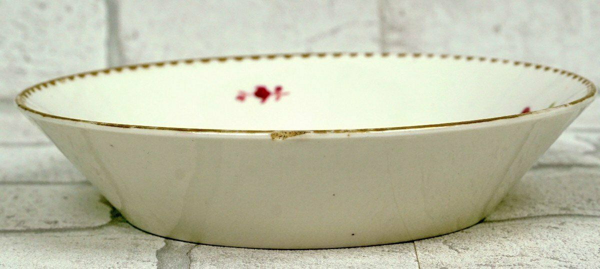 Porcelain Cup And Saucer From Locre   18th Century photo vintage