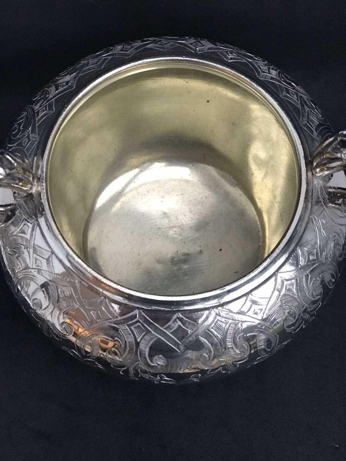 Antique Victorian Sugar Bowl James Dixon Of Sheffield 1880s Flower Decor Pots British Gift English Gift photo 178.0
