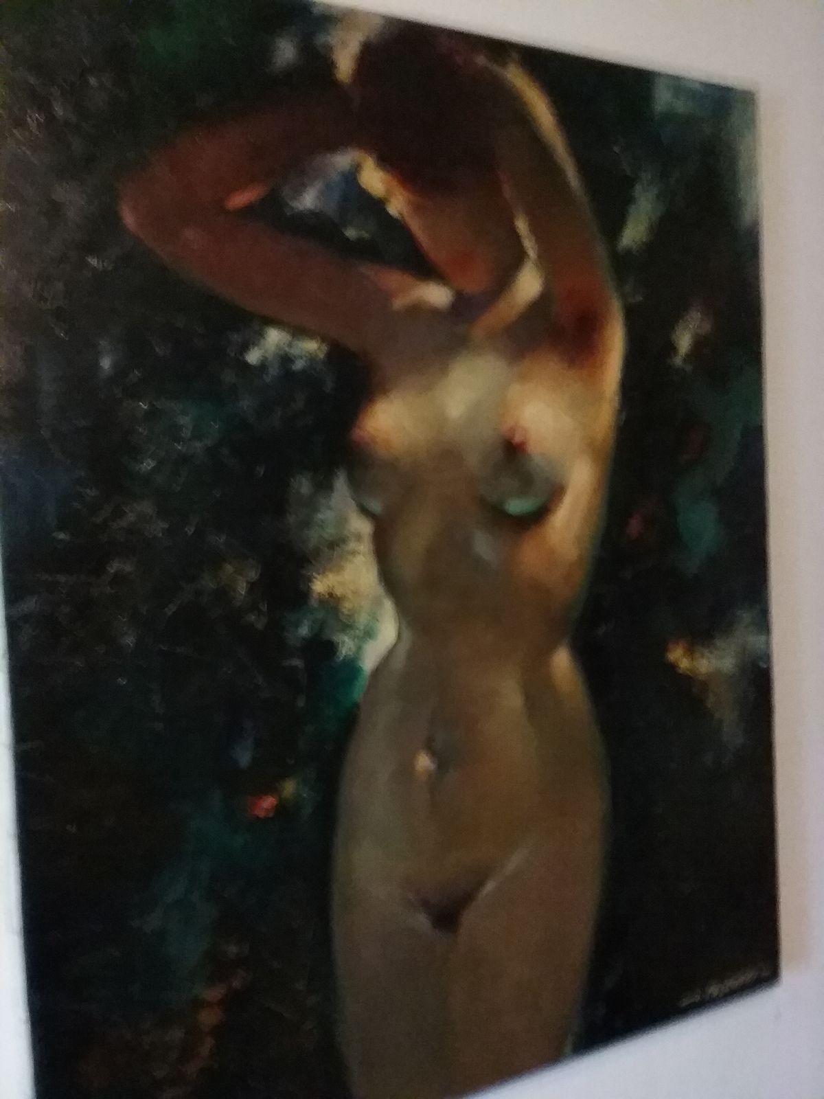 A Robert Falcucci Oil Painting On Canvas photo for sale