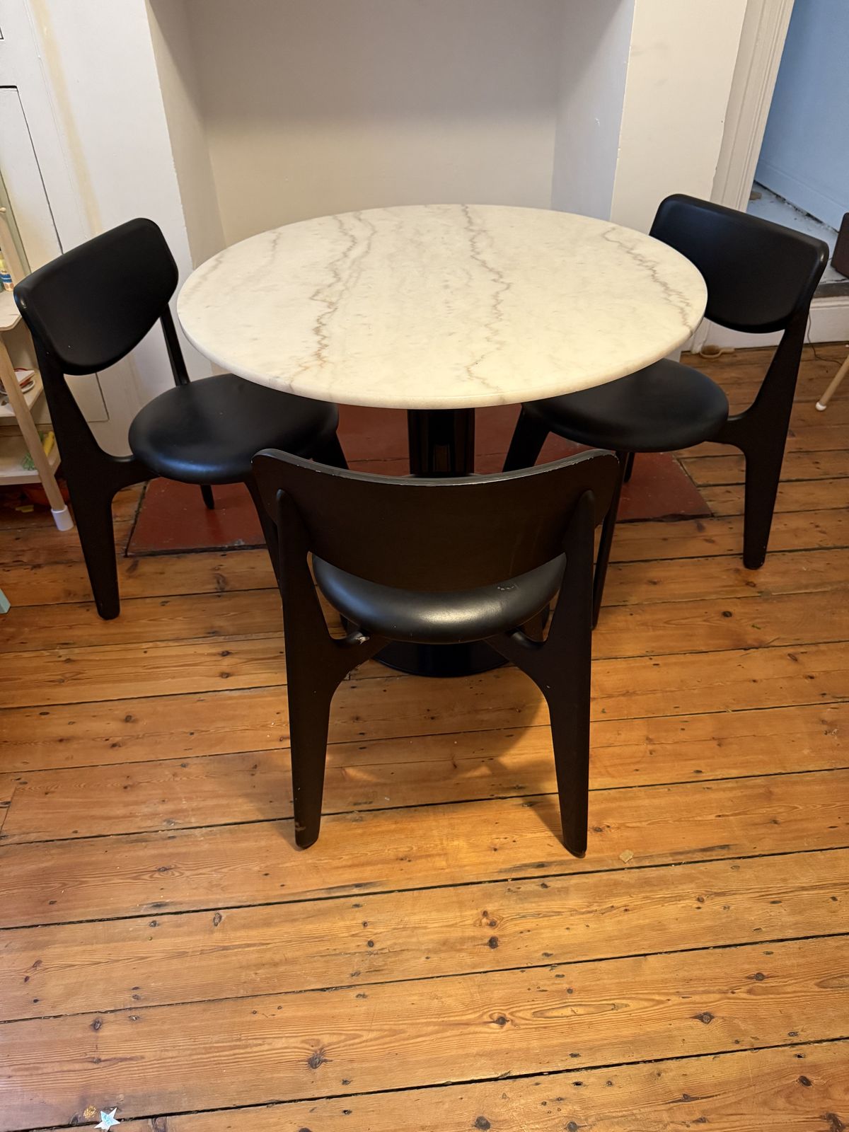 Tom Dixon Tube Marble Cafe Table (And Chairs If Needed) photo 900.0