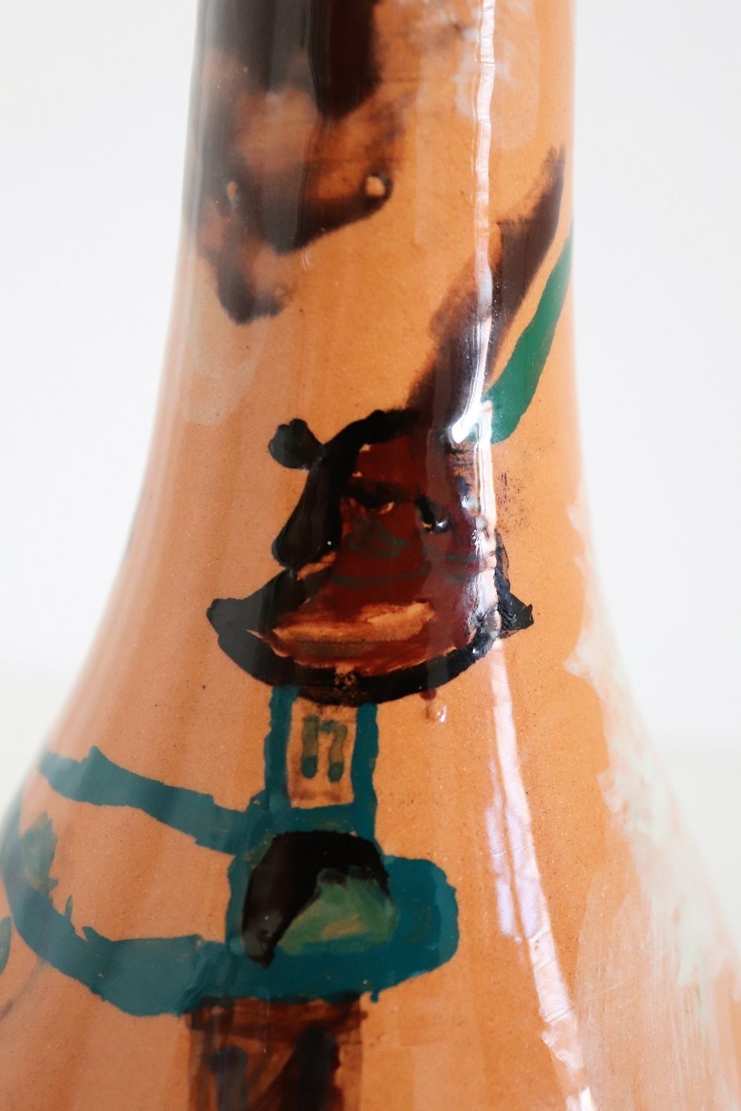 photo furniture Italian Midcentury Ceramic Modernist Collectors Vase By Art Rumi Orobico, 1950s