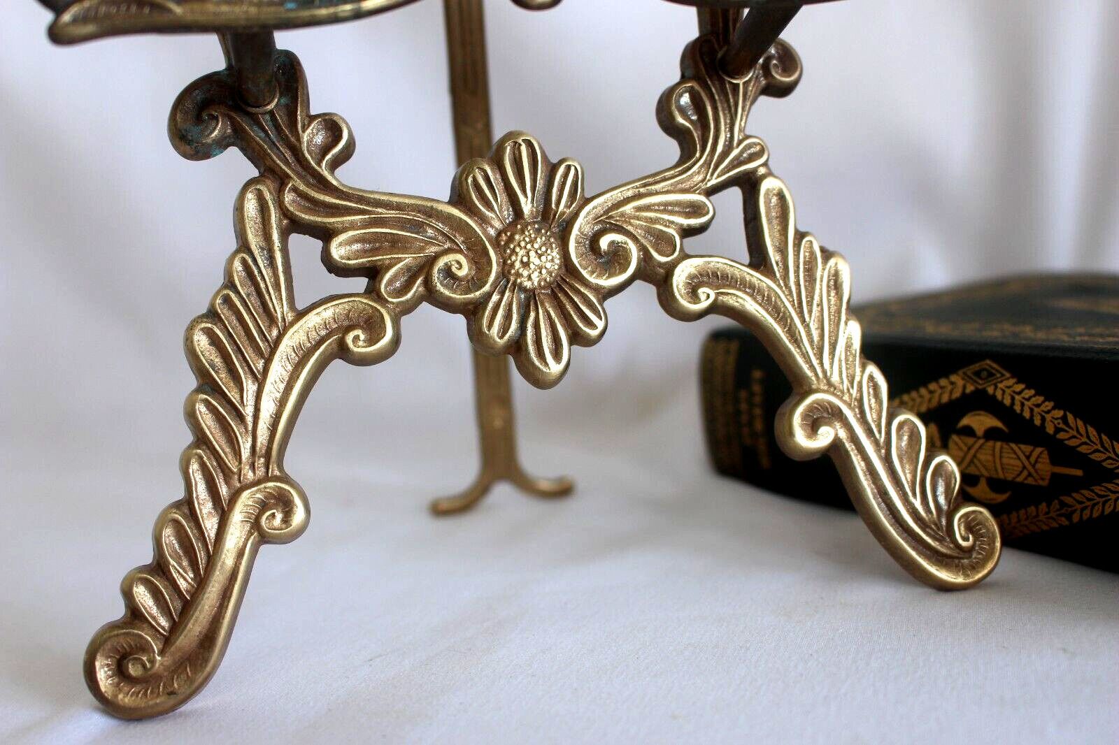 Original Italian Brass Display/Picture Easel Baroque Italian Victorian From Rome photo furniture