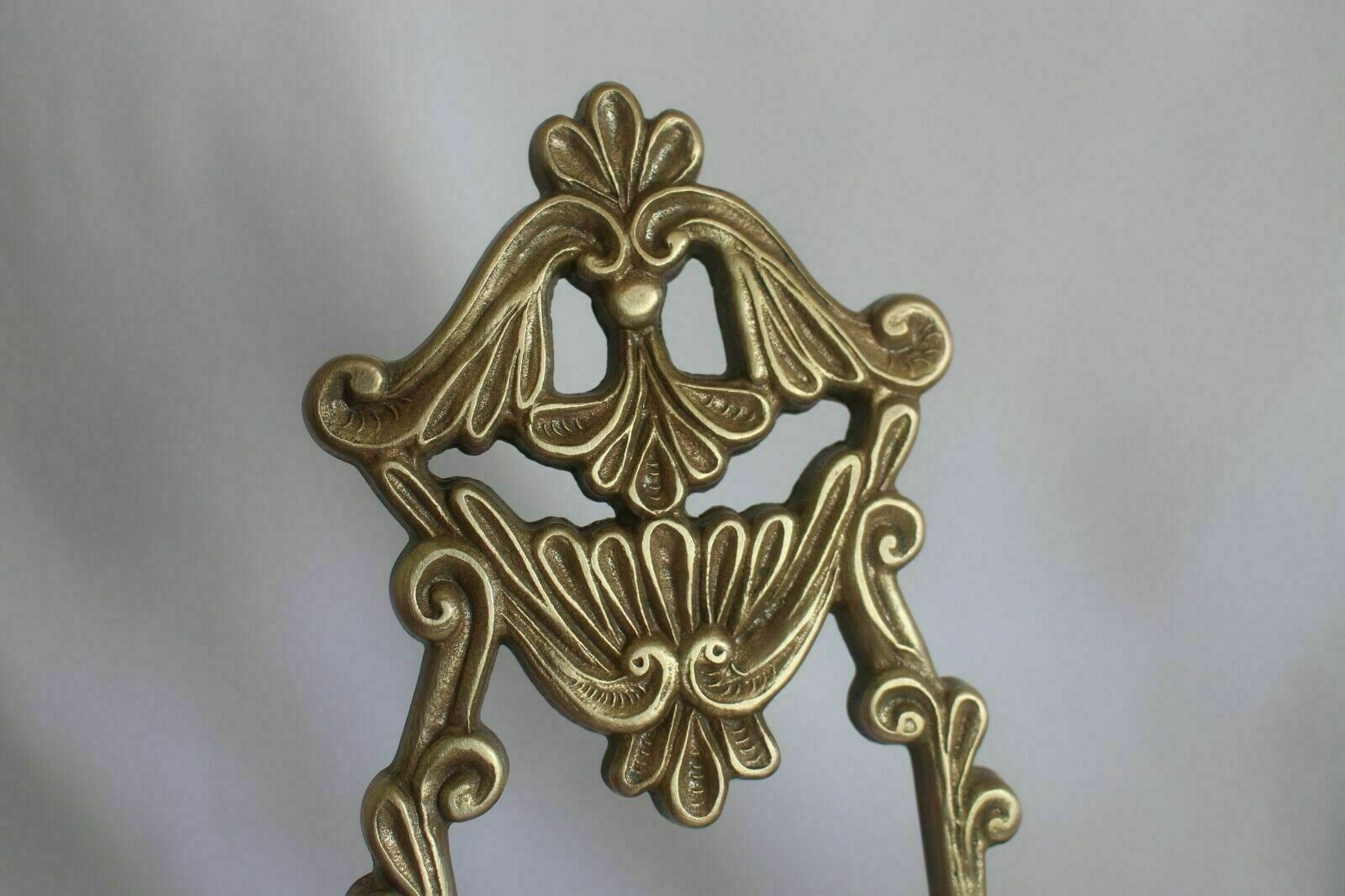 Original Italian Brass Display/Picture Easel Baroque Italian Victorian From Rome photo for sale