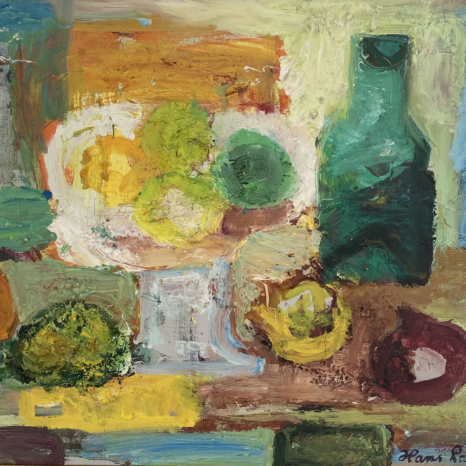Swedish Mid Century Still Life Painting By Hans Larsson photo for sale