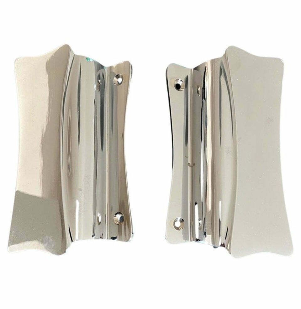 Italian Handles In Brass Silver Top Vintage 50's  Art