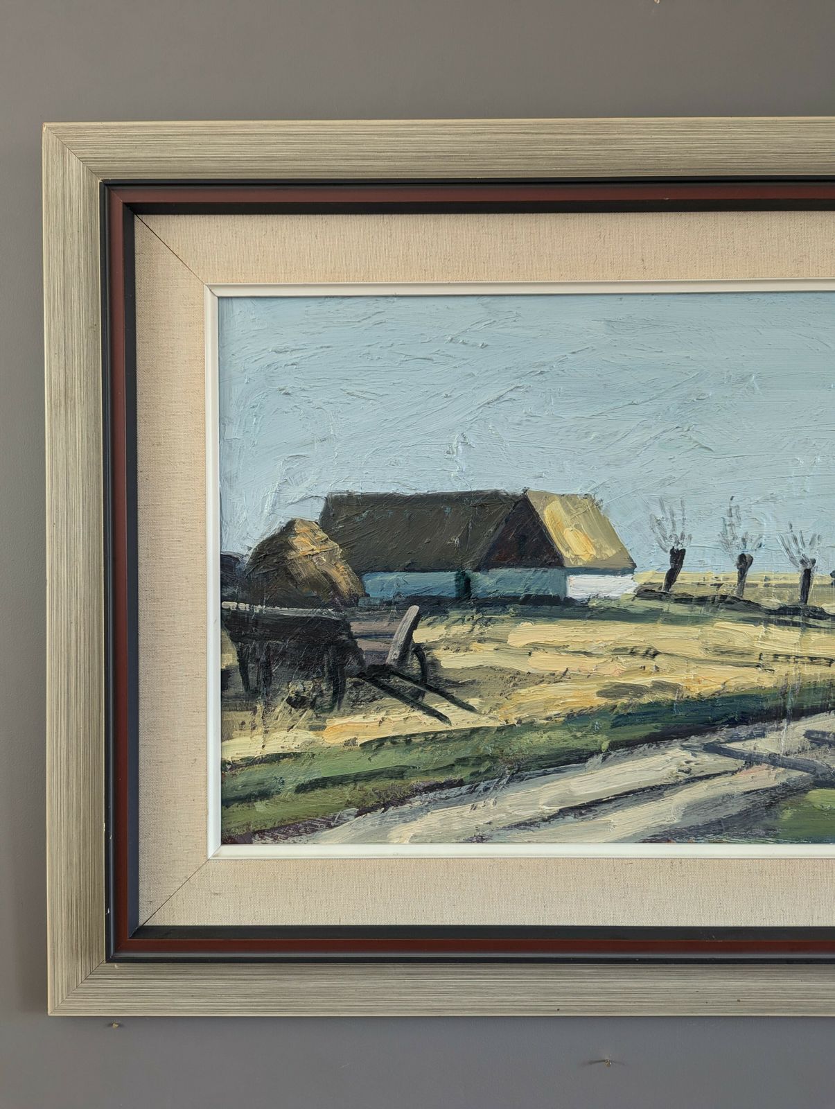 Quiet Days On The Farm Oil Painting photo vinterior
