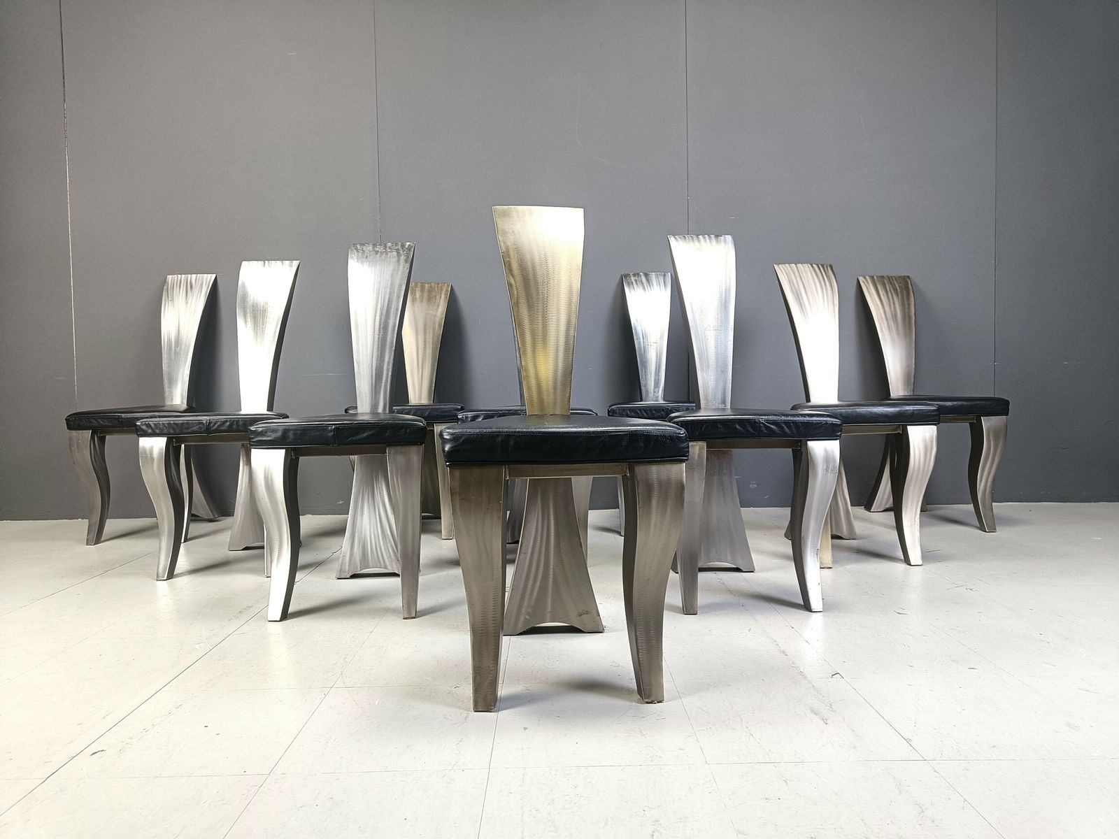 Set Of 10 Dining Chairs By Hans Kopla, 1997 photo buy