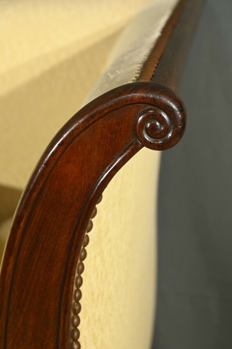 photo furniture Mahogany Backrest Daybed, Restoration Period – Part 1 Of The 19th Century
