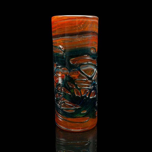 Vintage Mdina Candle Stand, Maltese, Art Glass, Candlestick Holder, Circa 1970 photo Home Decor