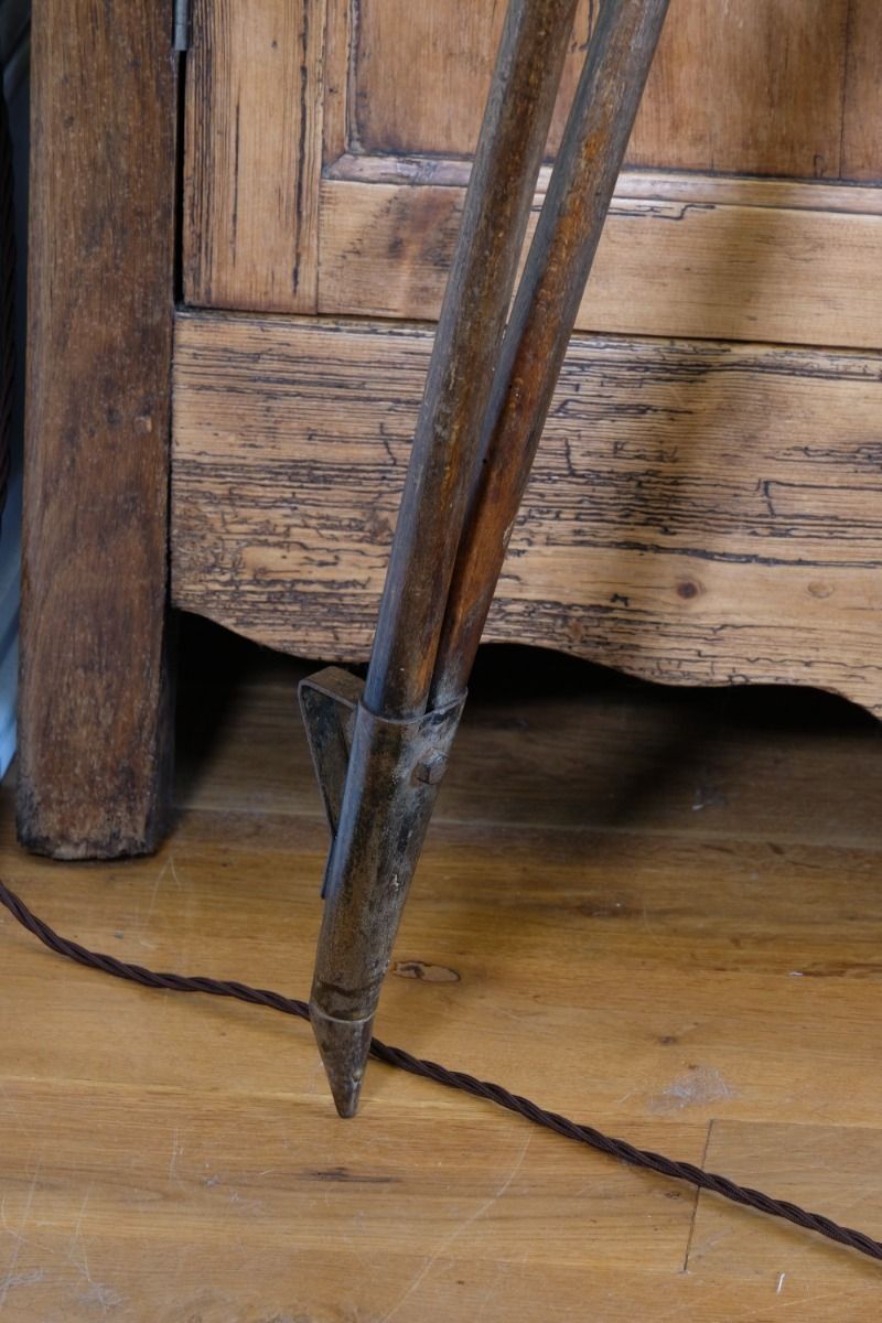 Standard Lamp In A Military Surveyor Style photo vinterior