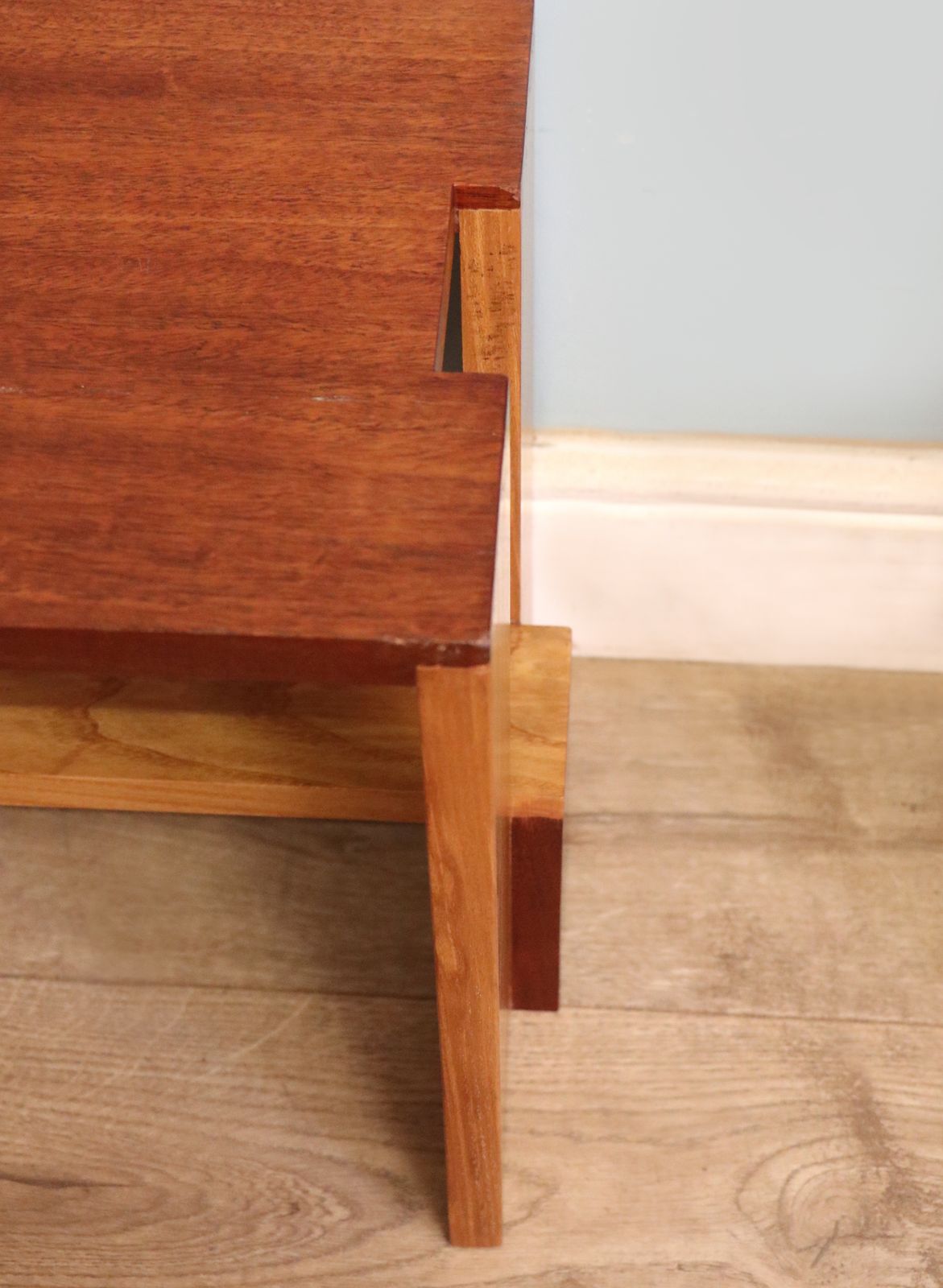 495.0 A Lovely 1970/80s Hardwood Stool Design By Craftsman Gordon Warr. photo