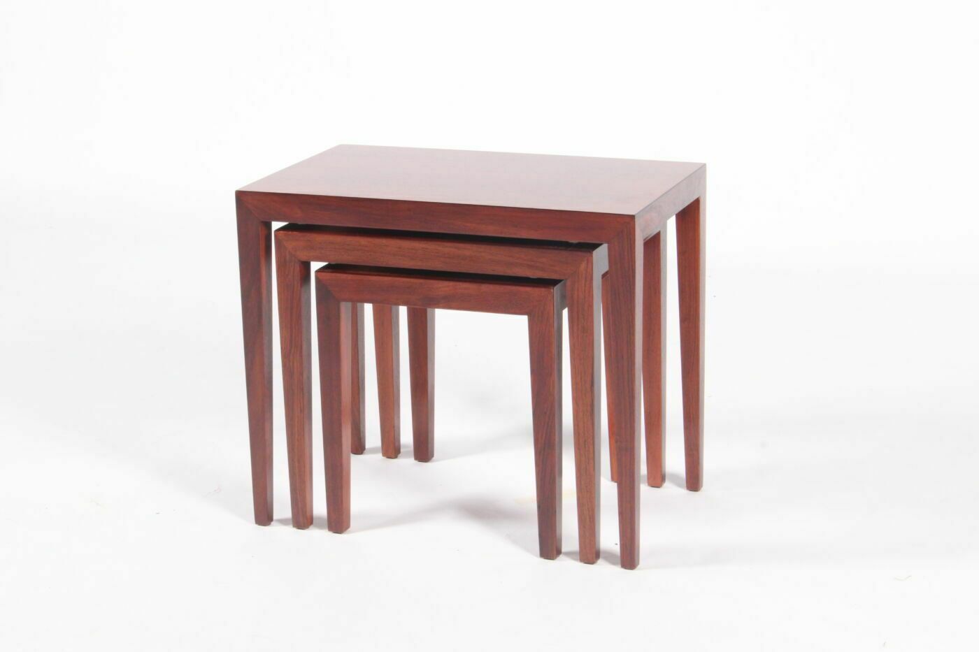 photo furniture Stylish Nest Of Three Danish Tables By Sevrin Hansen
