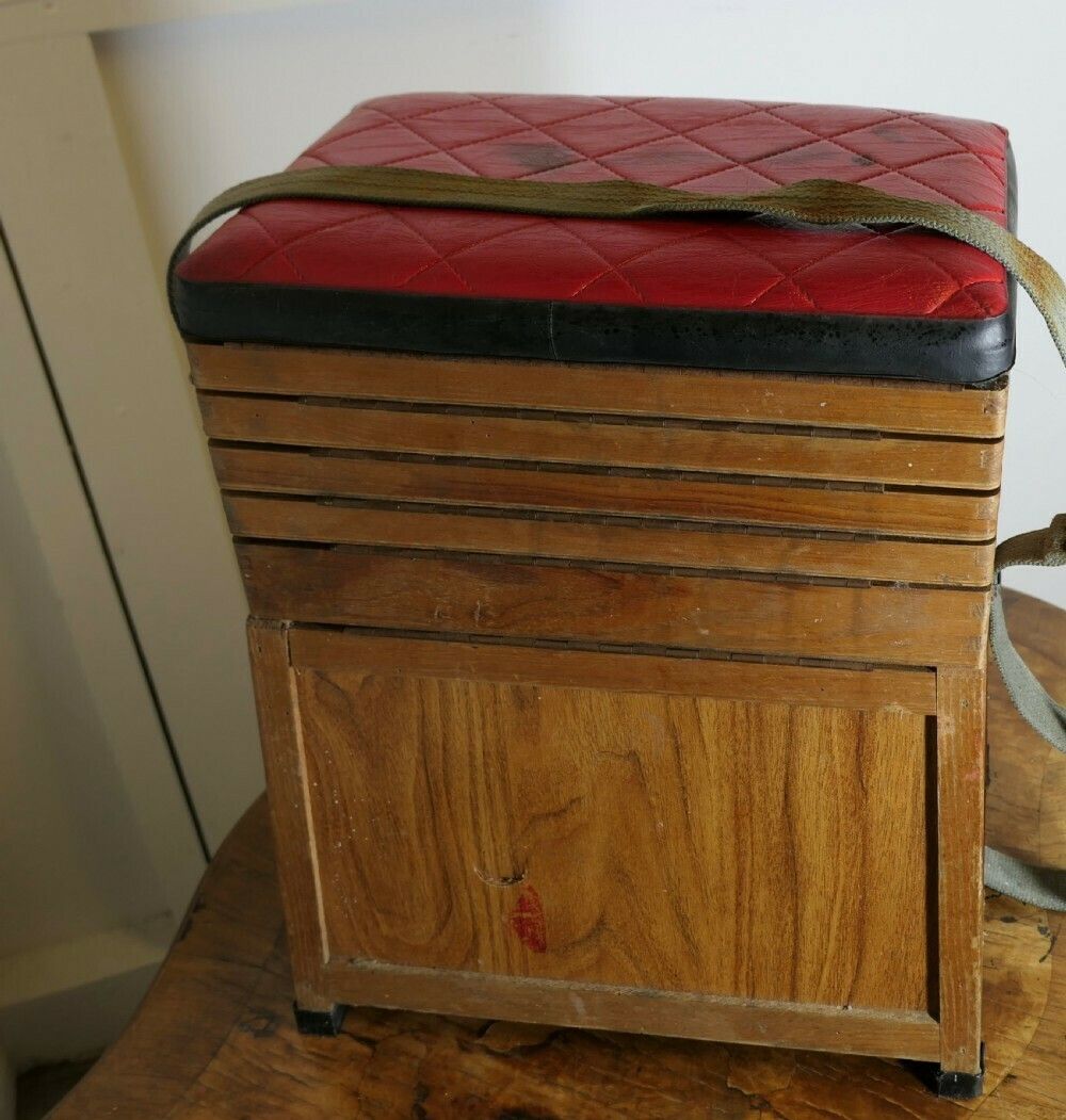 Pine Fishing Bait Box With Seat photo buy