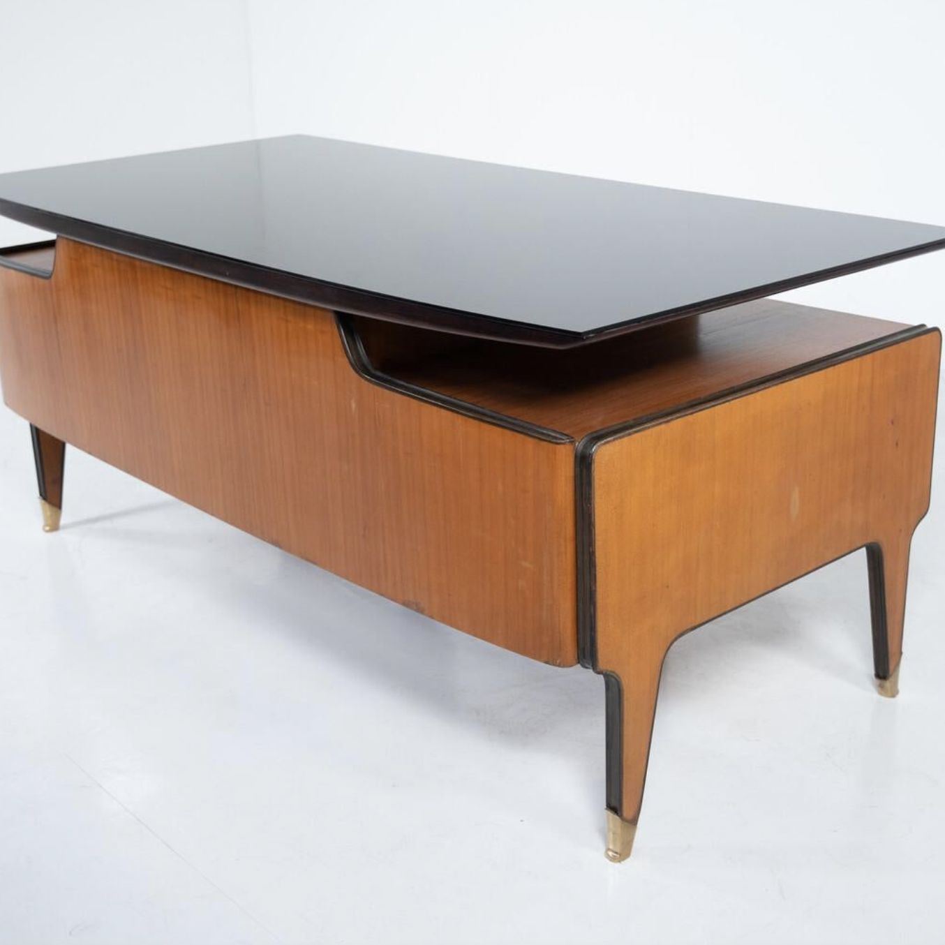 Furniture Mid Century Modern Desk By Vittorio Dassi, Italy, 1950s photo