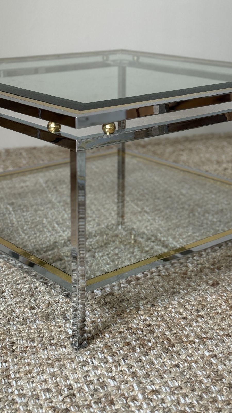 Medium French Coffee Table In The Manor Of Maison Charles 70s/80s photo furniture