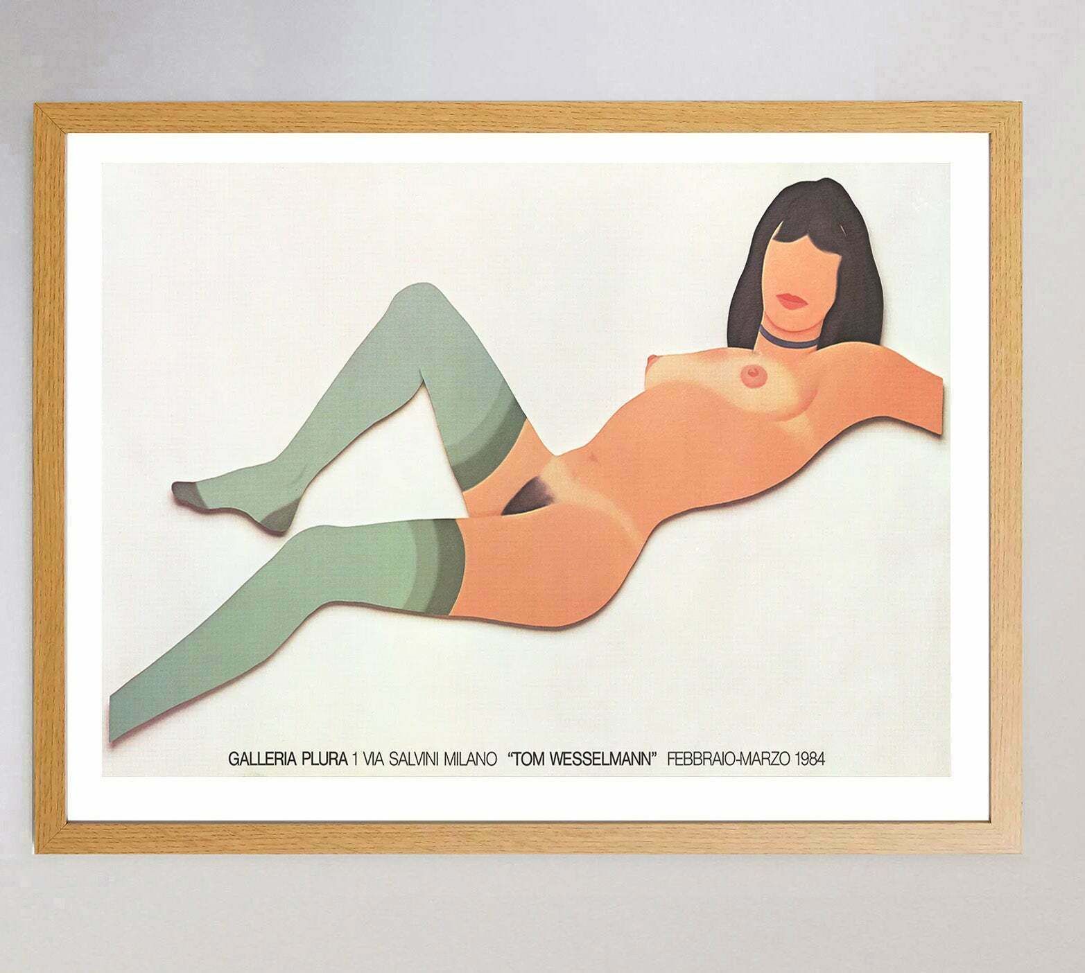 Tom Wesselmann   Galleria Plura Original Vintage Poster photo Art