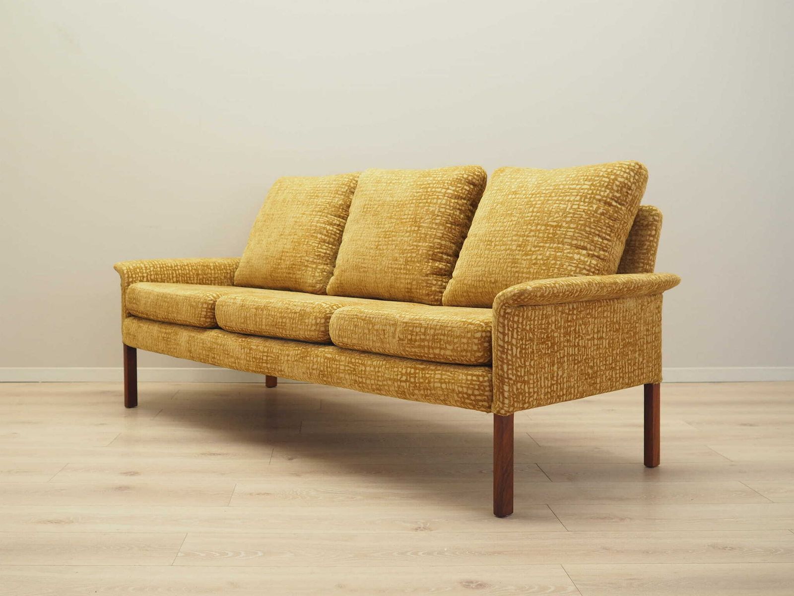 Mustard Sofa, Danish Design, 1960s, Designer: Hans Olsen photo for sale