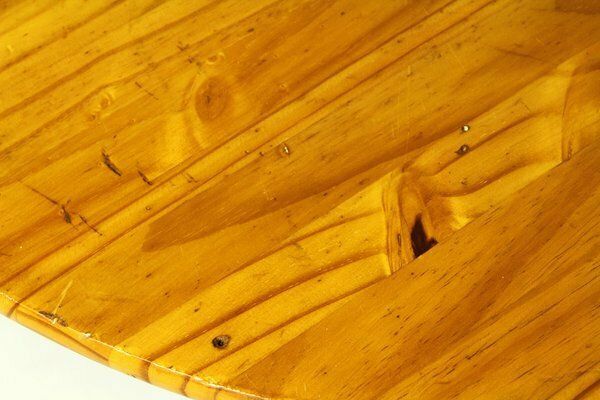 Scandinavian Round Pine Dining Table, 1970s photo for sale